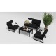 Gardenini - Лаунж зона Gardenini Voglie Black Gardenini - Лаунж зона Gardenini Voglie Black