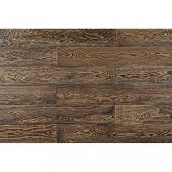 Массивная доска Amber wood Дуб Коттедж Браш Масло 18 мм  с фаской