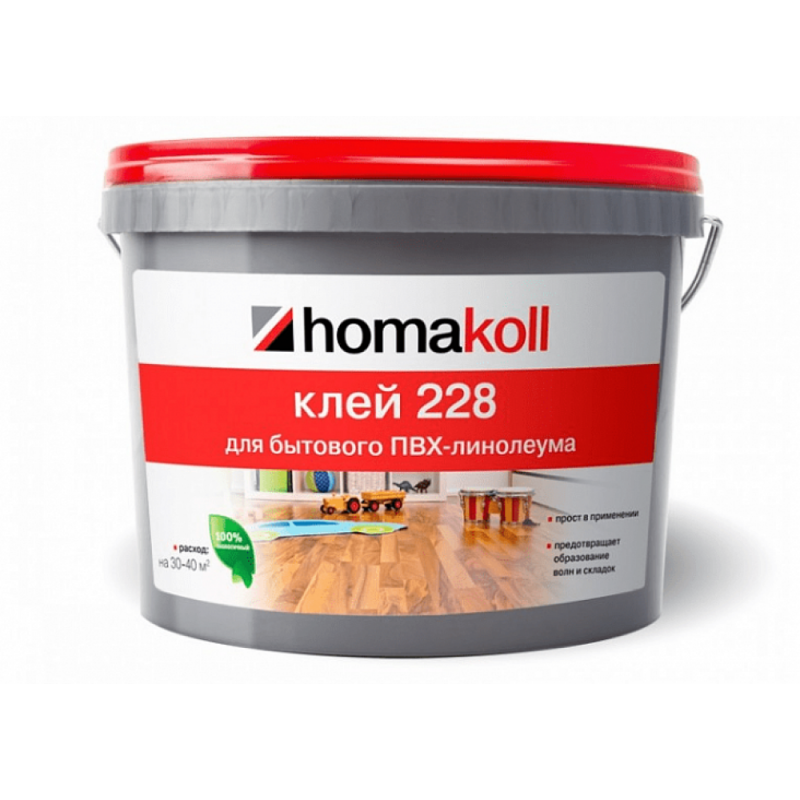 Homakoll - Клей Homakoll для бытового линолеума 228 (14 кг) Homakoll - Клей Homakoll для бытового линолеума 228 (14 кг)
