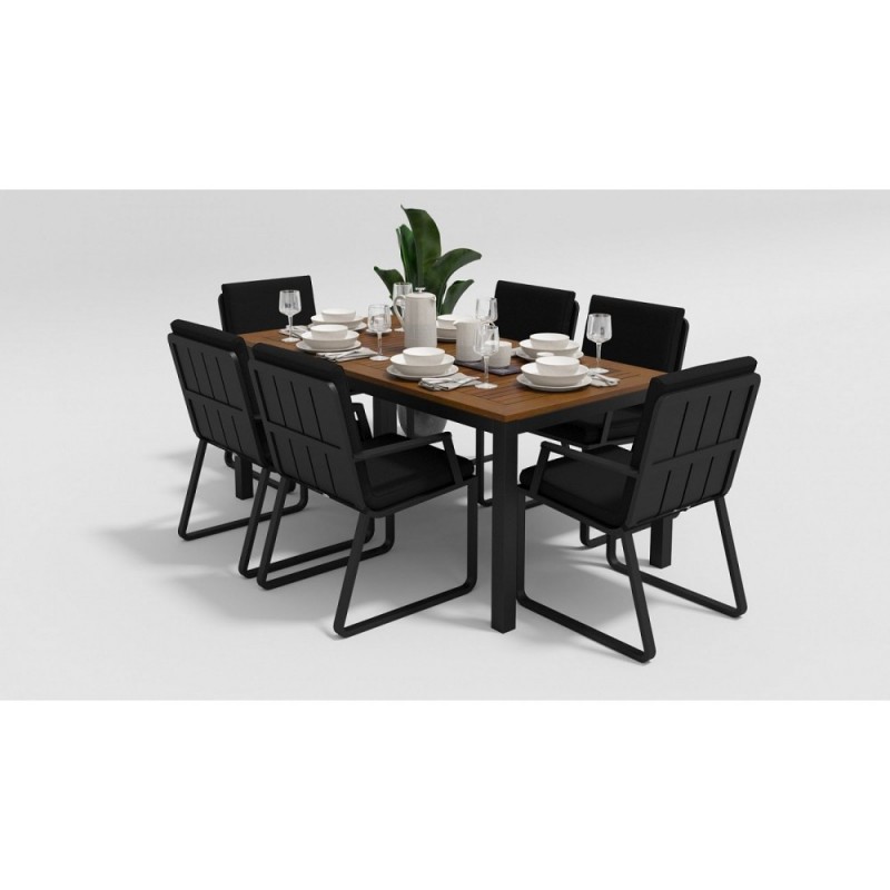 Gardenini - Стол обеденный Gardenini Bella 180 Цвет: Темно-серый Gardenini - Стол обеденный Gardenini Bella 180 Цвет: Темно-серый