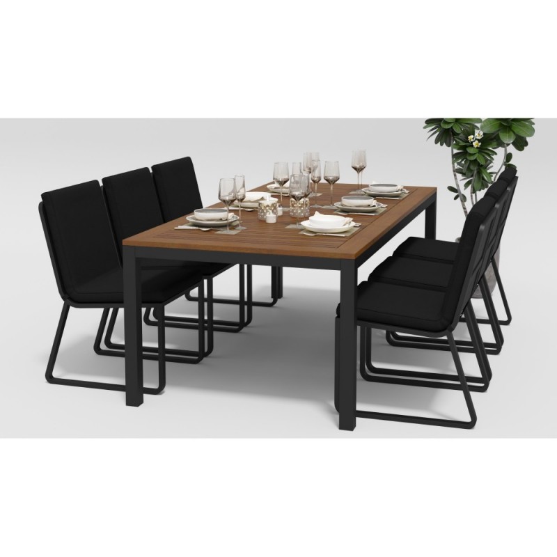 Gardenini - Обеденная зона Gardenini Bella Carbon Voglie 220 Цвет: Черный Gardenini - Обеденная зона Gardenini Bella Carbon Voglie 220 Цвет: Черный