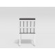 Gardenini - Стул Gardenini Vogle Armrest hite anthracite