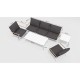 Gardenini - Лаунж зона Gardenini Calma Long White Антрацит Gardenini - Лаунж зона Gardenini Calma Long White Антрацит