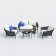 IdealPatio - Лаунж зона Ideal Patio Fiamma Цвет: белый, карбон IdealPatio - Лаунж зона Ideal Patio Fiamma Цвет: белый, карбон