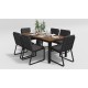 Gardenini - Обеденная зона Gardenini Bella Carbon Voglie 180 Цвет: Антрацит Gardenini - Обеденная зона Gardenini Bella Carbon Voglie 180 Цвет: Антрацит