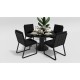 Gardenini - Стул Gardenini Vogle Carbon black Gardenini - Стул Gardenini Vogle Carbon black