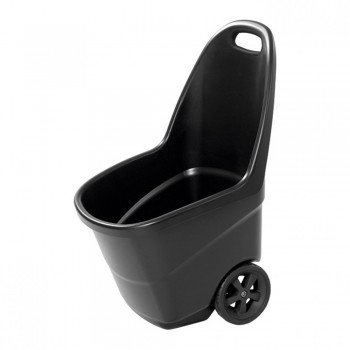 Тележка садовая Keter Easy Go XL 62 л Цвет: черный