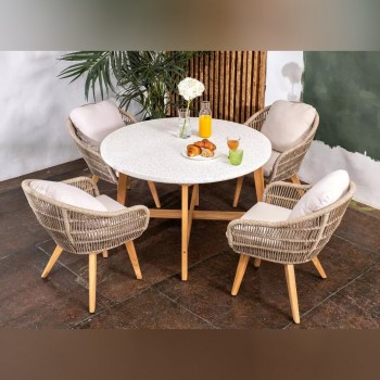Обеденная группа из тика Joygarden Talara S