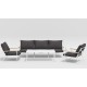 Gardenini - Лаунж зона Gardenini Calma Long White Антрацит Gardenini - Лаунж зона Gardenini Calma Long White Антрацит