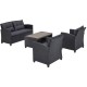 Lite - Комплект садовой мебели Lite Foxtrot Dark Grey