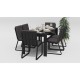 Gardenini - Стол Gardenini Malia Black 180