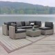 Lite - Комплект мебели из искусственного ротанга Lite Mia Grey