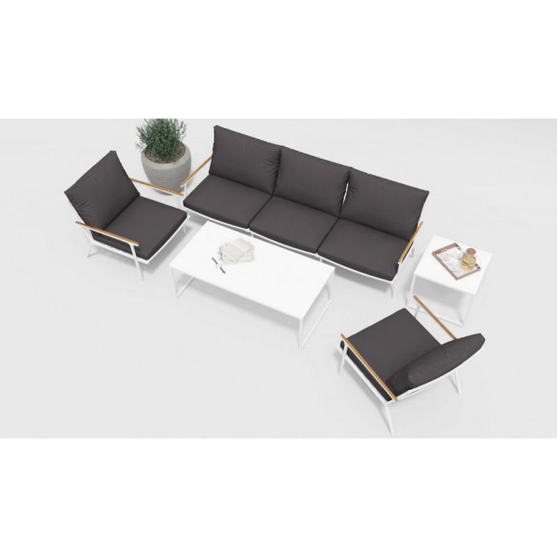 Gardenini - Лаунж зона Gardenini Calma Long White Антрацит Gardenini - Лаунж зона Gardenini Calma Long White Антрацит