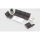 Gardenini - Лаунж зона Gardenini Calma Long White Антрацит Gardenini - Лаунж зона Gardenini Calma Long White Антрацит