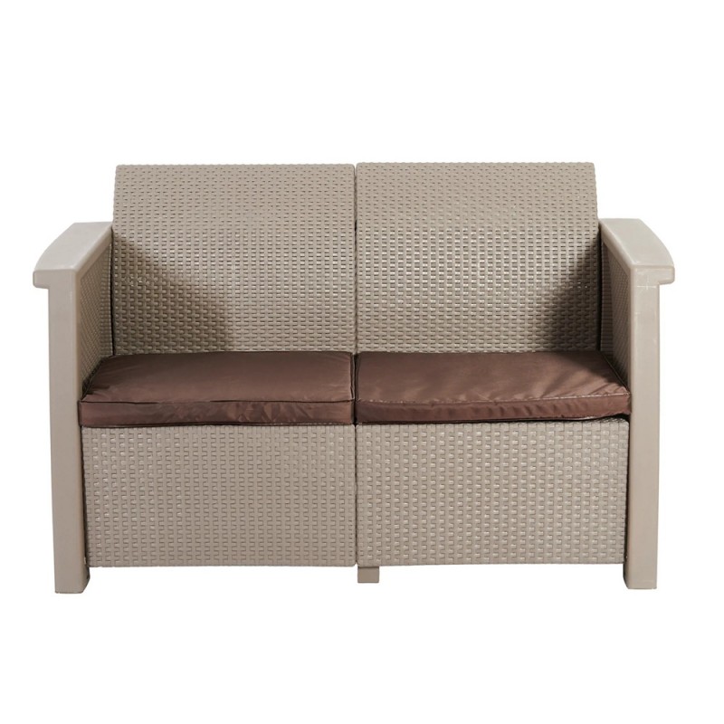 Keter - Диван Keter Toledo Love Seat капучино Keter - Диван Keter Toledo Love Seat капучино