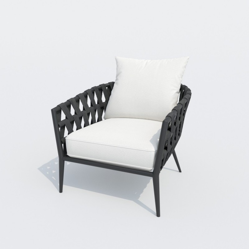 IdealPatio - Лаунж зона Ideal Patio Fiamma Цвет: белый, карбон IdealPatio - Лаунж зона Ideal Patio Fiamma Цвет: белый, карбон