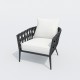 IdealPatio - Лаунж зона Ideal Patio Fiamma Цвет: белый, карбон IdealPatio - Лаунж зона Ideal Patio Fiamma Цвет: белый, карбон