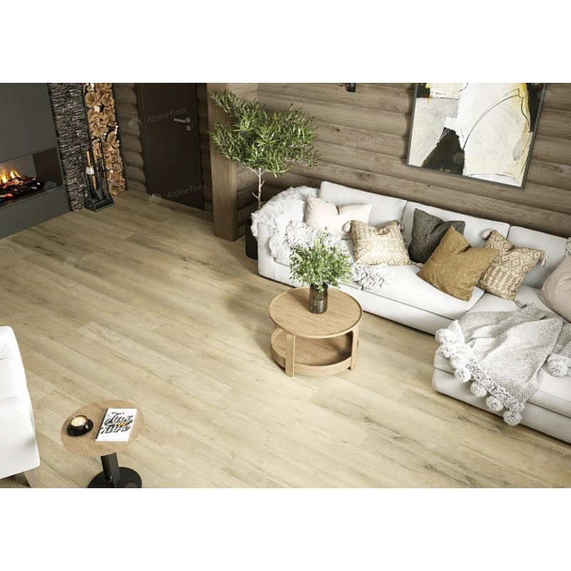 Alpine Floor - Виниловые полы Alpine Floor Premium XL Дуб Сливочный ABA ECO 7-19 Alpine Floor - Виниловые полы Alpine Floor Premium XL Дуб Сливочный ABA ECO 7-19