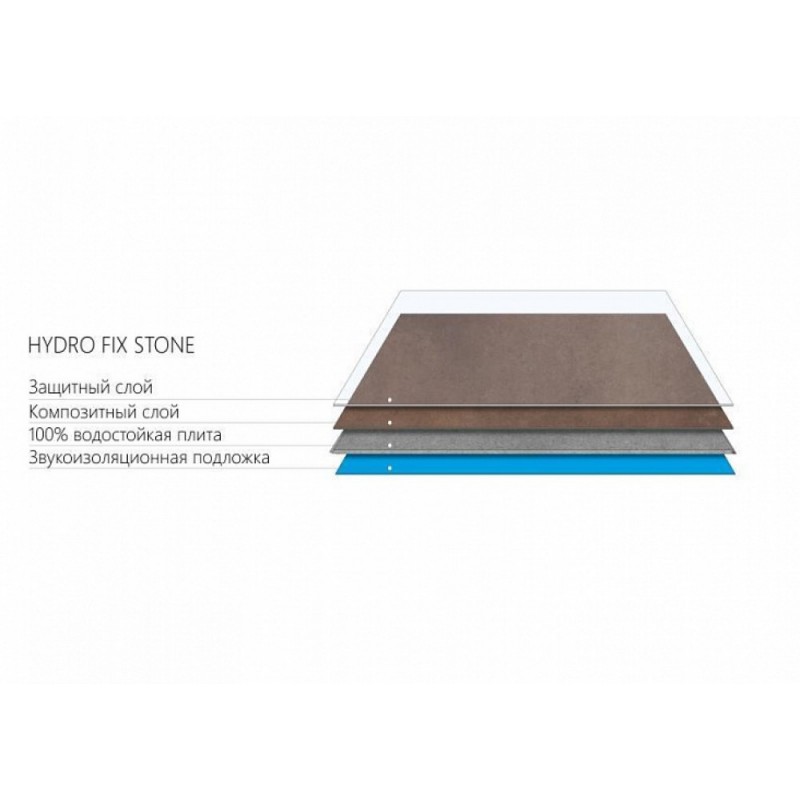 Vinyline - SPC ламинат под плитку Vinyline Hydro Fix Stone Cement Anthrazit