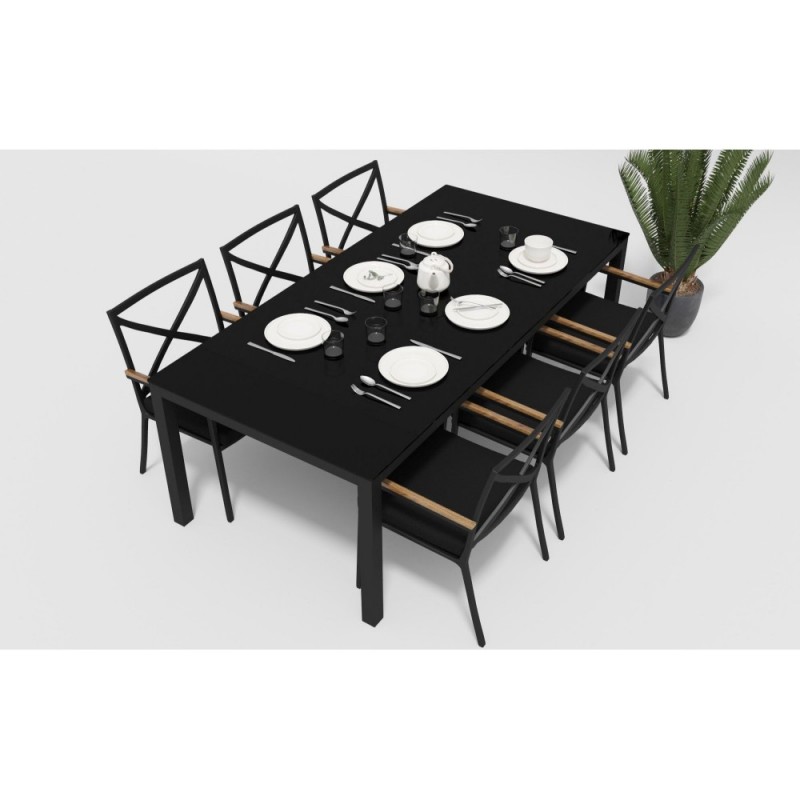 Gardenini - Стол Gardenini Calma Black 220 Gardenini - Стол Gardenini Calma Black 220