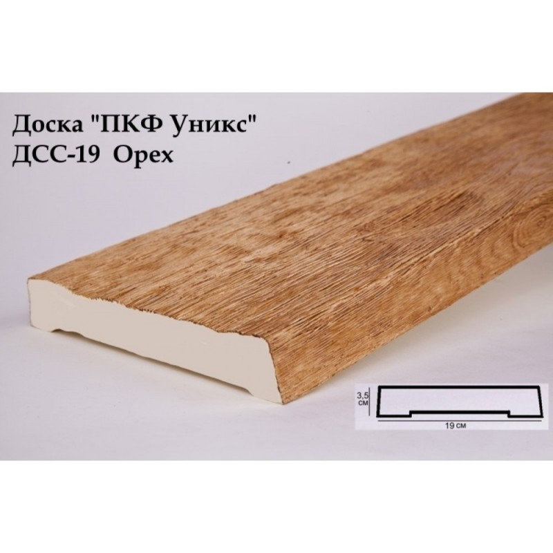 Уникс - Доска декоративная Уникс ДСС-19 Орех