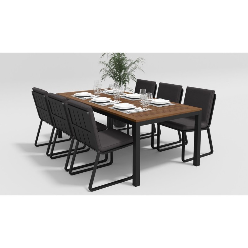 Gardenini - Обеденная зона Gardenini Bella Carbon Voglie 220 Цвет: Антрацит Gardenini - Обеденная зона Gardenini Bella Carbon Voglie 220 Цвет: Антрацит