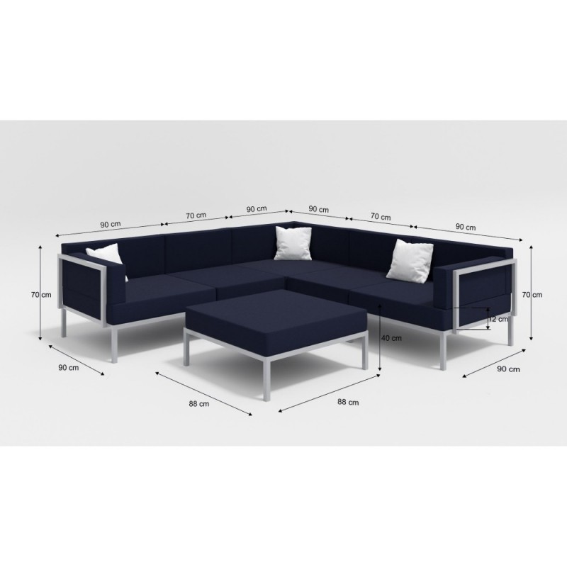 Gardenini - Лаунж зона Gardenini Serenita Dark Blue Gardenini - Лаунж зона Gardenini Serenita Dark Blue