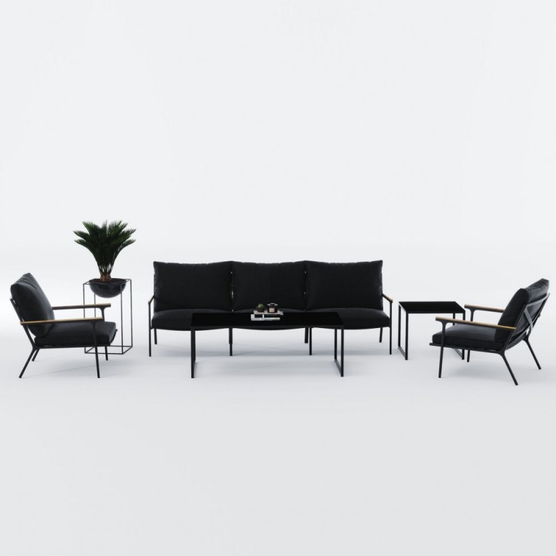 Gardenini - Лаунж зона Gardenini Calma Long Carbon Антрацит Gardenini - Лаунж зона Gardenini Calma Long Carbon Антрацит