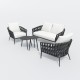 IdealPatio - Лаунж зона Ideal Patio Fiamma Цвет: белый, карбон IdealPatio - Лаунж зона Ideal Patio Fiamma Цвет: белый, карбон