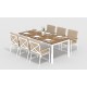 Gardenini - Обеденная зона Gardenini Bella Calma S 220 Цвет: Белый, бежевый