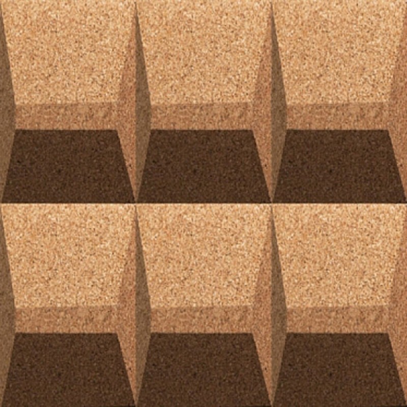 Alde - Стеновые пробковые 3D панели Natural Inca Granorte