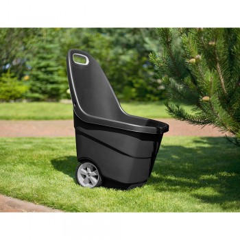 Тележка садовая Keter Easy Go XL 62 л Цвет: антрацит