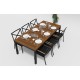 Gardenini - Обеденная зона Gardenini Bella Carbon Calma 220 Цвет: Черный Gardenini - Обеденная зона Gardenini Bella Carbon Calma 220 Цвет: Черный