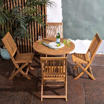 Обеденная группа из акации Joygarden Oxford S