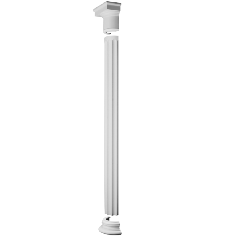 Orac® Decor - Капитель полуколонны (полукапитель) из дюрополимера Orac® Decor K1111