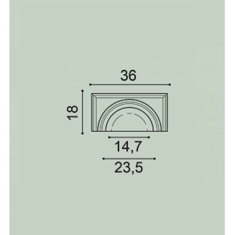 Orac® Decor - Капитель полуколонны (полукапитель) Orac® Decor K1121