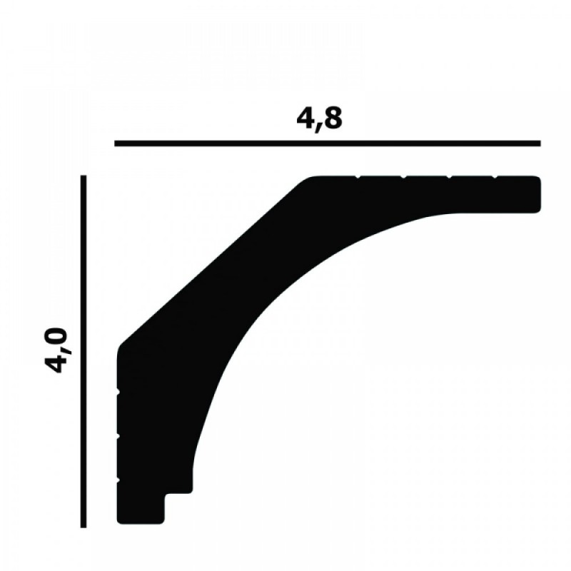 Perfect - Карниз из дюрополимера Perfect P13 Perfect - Карниз из дюрополимера Perfect P13