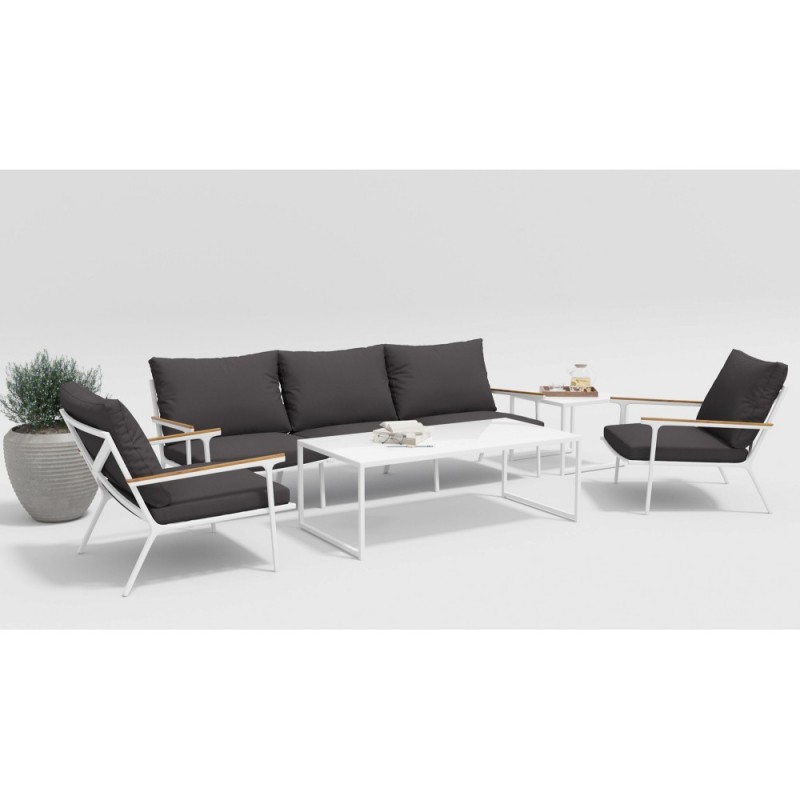 Gardenini - Лаунж зона Gardenini Calma Long White Антрацит Gardenini - Лаунж зона Gardenini Calma Long White Антрацит