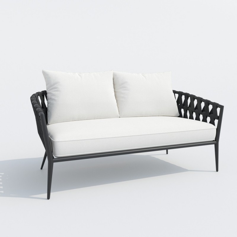 IdealPatio - Лаунж зона Ideal Patio Fiamma Цвет: белый, карбон IdealPatio - Лаунж зона Ideal Patio Fiamma Цвет: белый, карбон