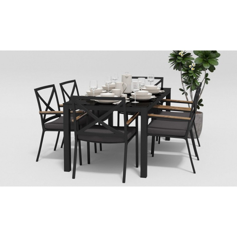 Gardenini - Стол Gardenini Calma Black 180