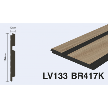 Панель декоративная HIWOOD LV133 BR417K