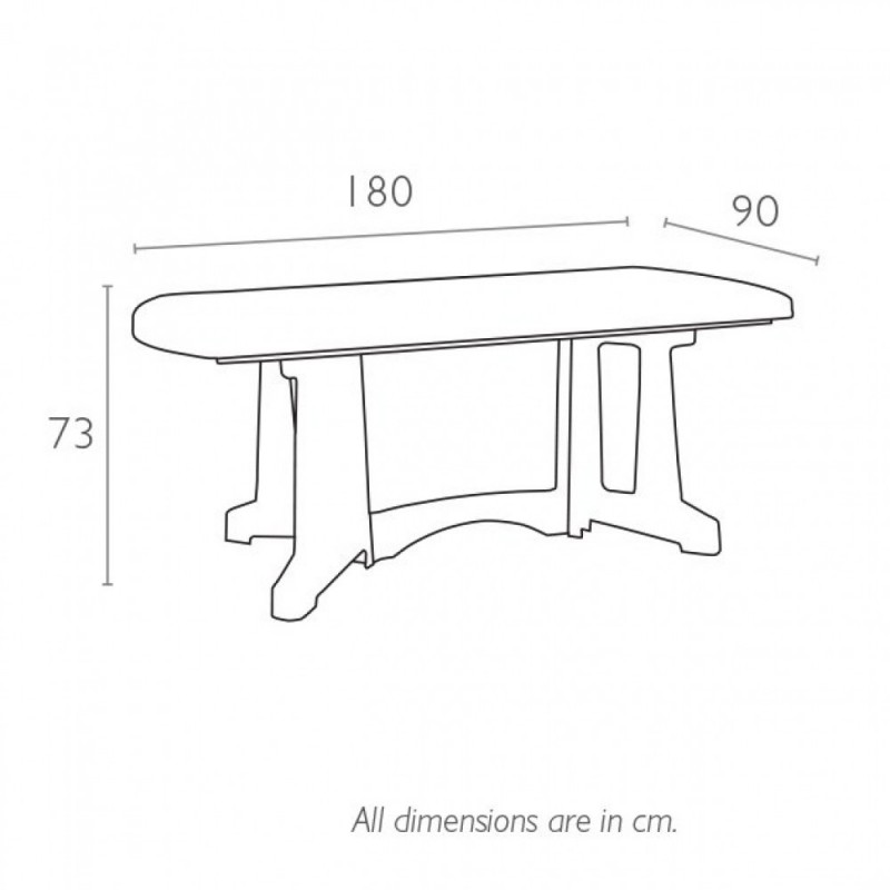 SiestaContract - Стол обеденный Siesta Contract Tables Цвет: белый SiestaContract - Стол обеденный Siesta Contract Tables Цвет: белый