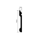 HIWOOD - Плинтус напольный HIWOOD B136 HIWOOD - Плинтус напольный HIWOOD B136