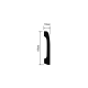 HIWOOD - Плинтус напольный HIWOOD B70V2 HIWOOD - Плинтус напольный HIWOOD B70V2