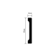 HIWOOD - Плинтус напольный HIWOOD B90V1 HIWOOD - Плинтус напольный HIWOOD B90V1