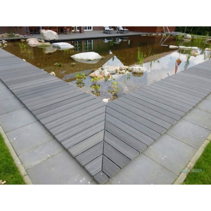 Bruggan - Полнотелая террасная доска из ДПК BRUGGAN MULTICOLOR Французская палуба GRAY 160 мм Bruggan - Полнотелая террасная доска из ДПК BRUGGAN MULTICOLOR Французская палуба GRAY 160 мм