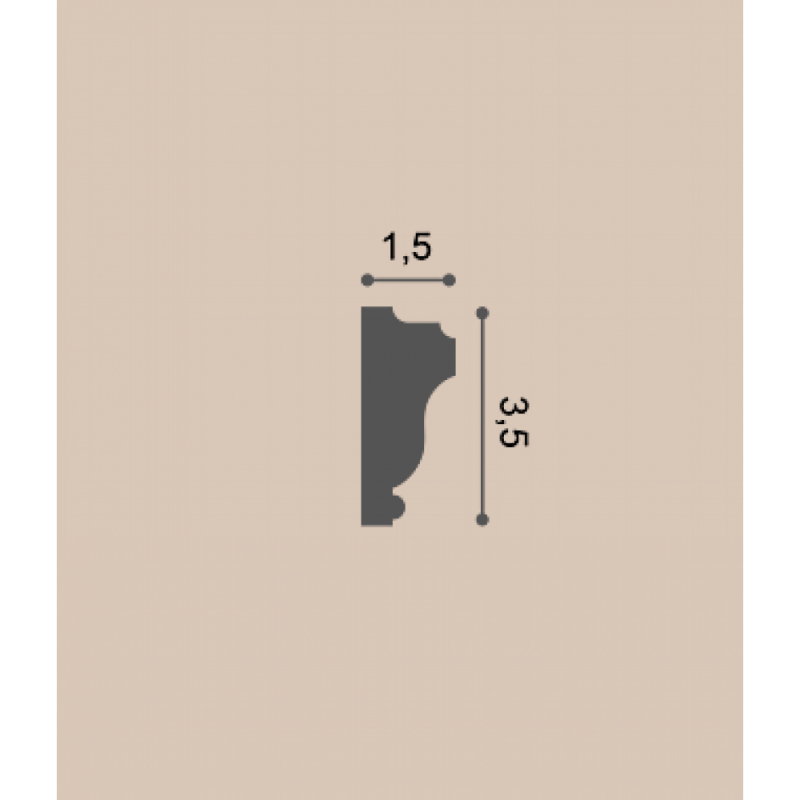 Orac® Decor - Молдинг из дюрополимера Orac® Decor PX117 Orac® Decor - Молдинг из дюрополимера Orac® Decor PX117