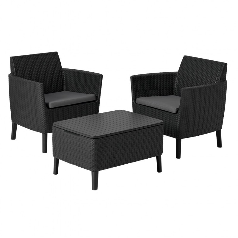Keter - Лаунж зона Keter Salemo balcony set графит Keter - Лаунж зона Keter Salemo balcony set графит