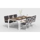 Gardenini - Обеденная зона Gardenini Bella Calma S 220 Цвет: Белый, антрацит