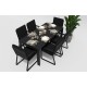 Gardenini - Стол Gardenini Malia Black 180